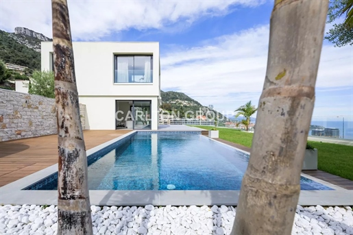 Zeldzame moderne villa met uitzonderlijk zeezicht Beausoleil