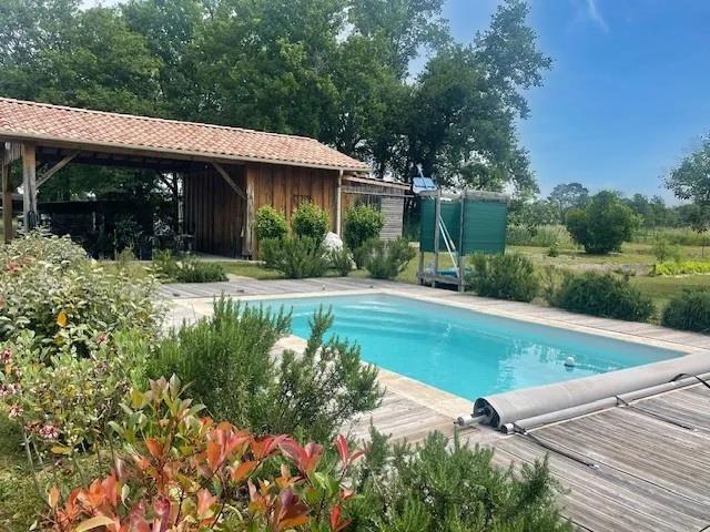 Maison en bois de 5 pièces, avec piscine - Gironde (33) - Aquitaine