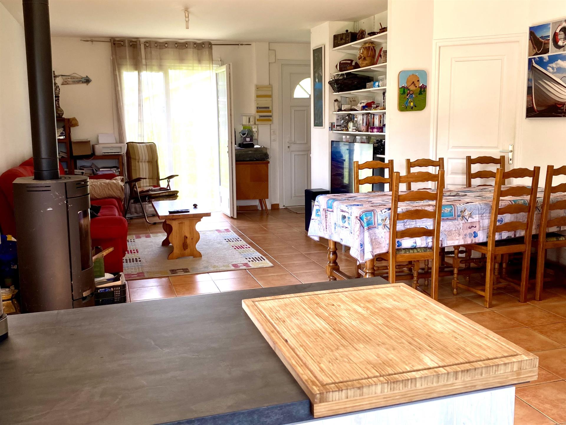 Pavillon 2 chambres, terrain 2000 m2, au calme, 15 minutes Bazas