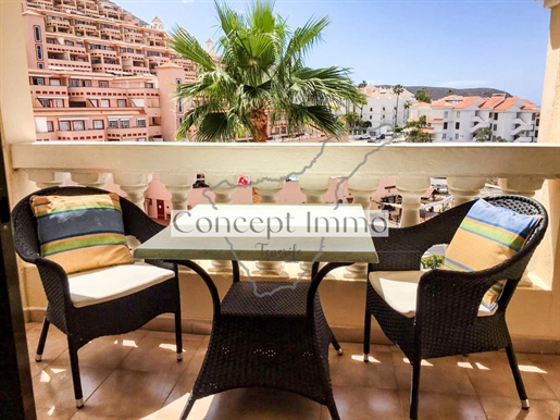 Möbliertes Apartment mit Terrasse und fantastischem Meerblick und Blick über ganz Los Cristianos!