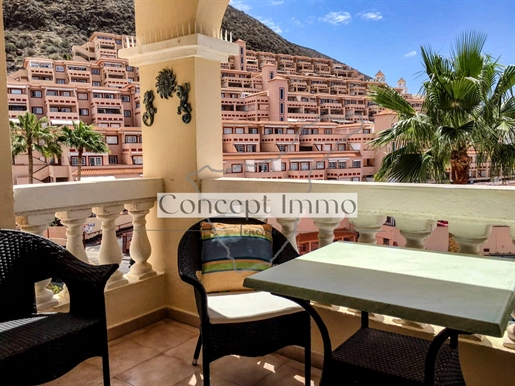 Möbliertes Apartment mit Terrasse und fantastischem Meerblick und Blick über ganz Los Cristianos!