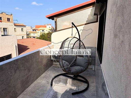 Very quiet, furnished one bedroom apartment with excellent balcony and beautiful pool!