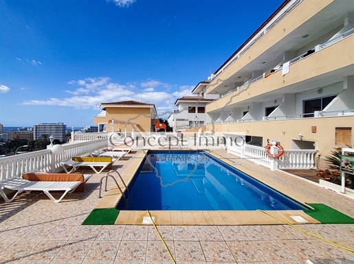 Apartamento amueblado y renovado con gran balcón con vista al mar en San Eugenio Alto!