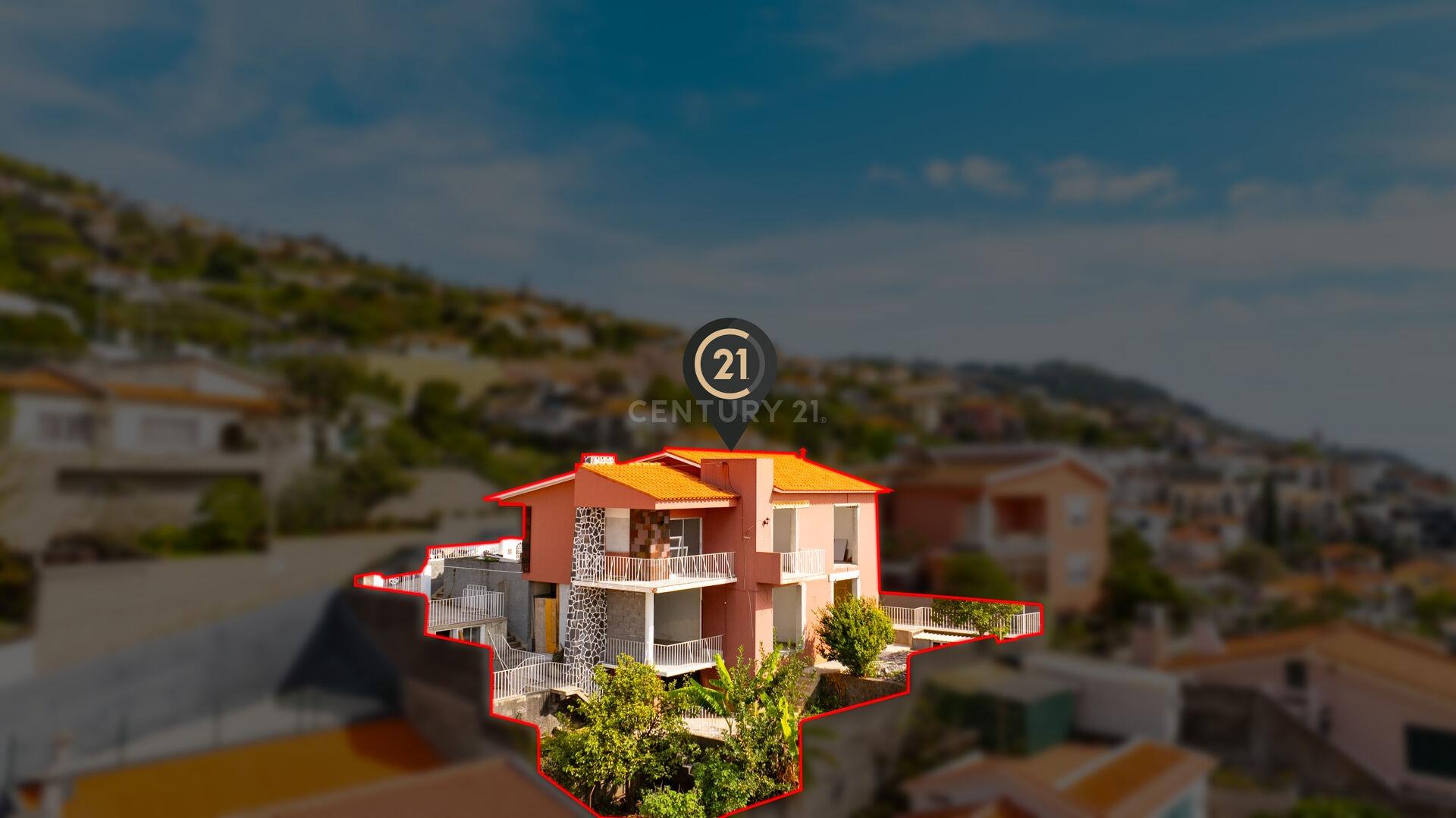 Villa in aanbouw (T3 + 1 slaapkamer) - Uitzicht op zee - Funchal