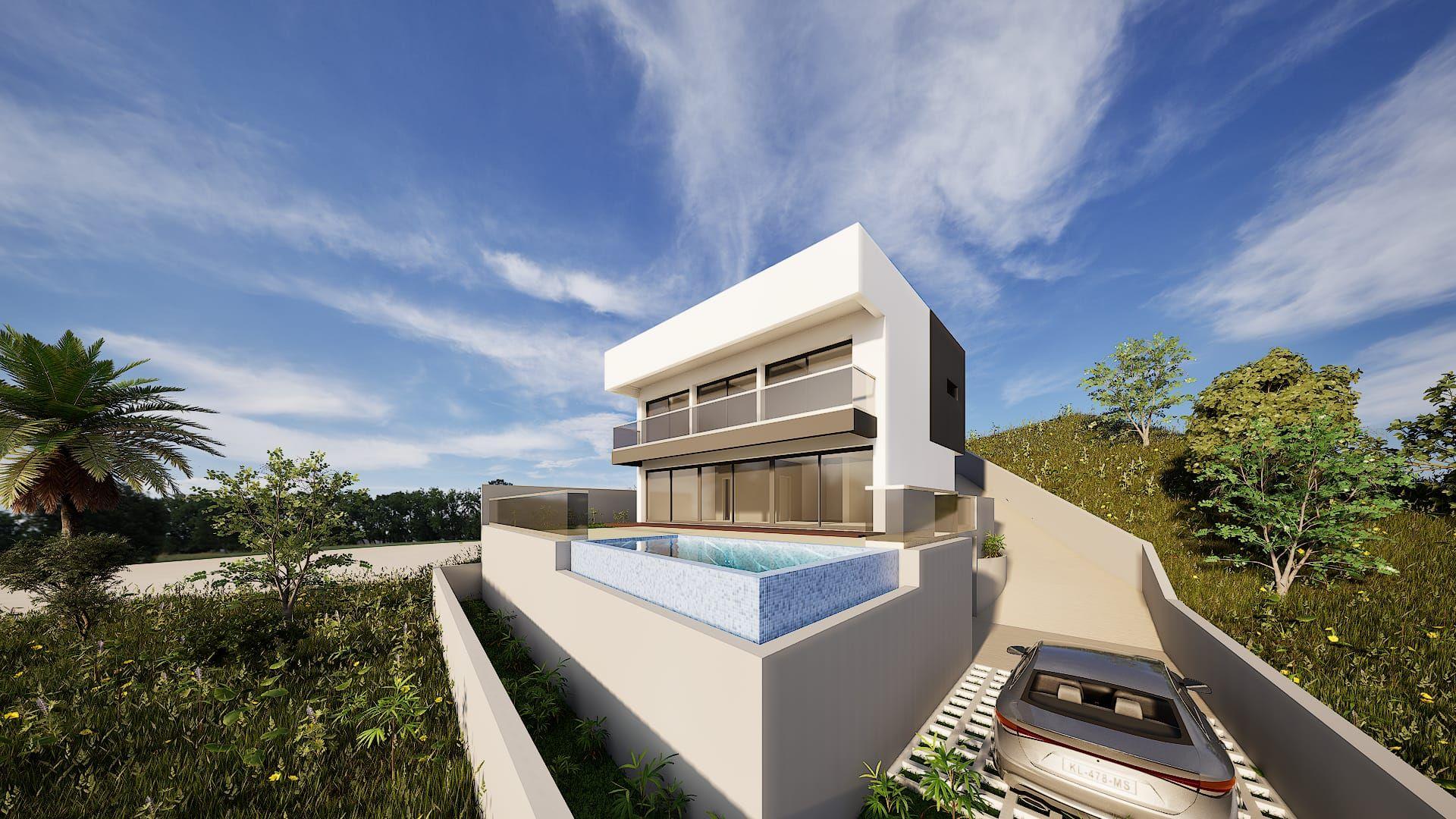 Luxe Villa in Aanbouw met Uitzicht op Zee – Funchal, Madeira