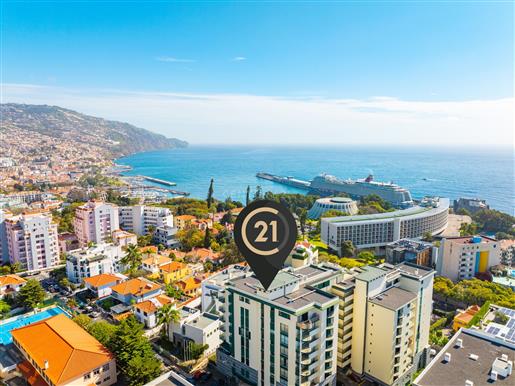 Impresionante apartamento de dos habitaciones - Ilhéus, Funchal, Madeira