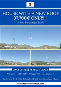Exclusive!!! |House With A New Roof | 37.700€ Only!!! | Ref.: Tpjm14