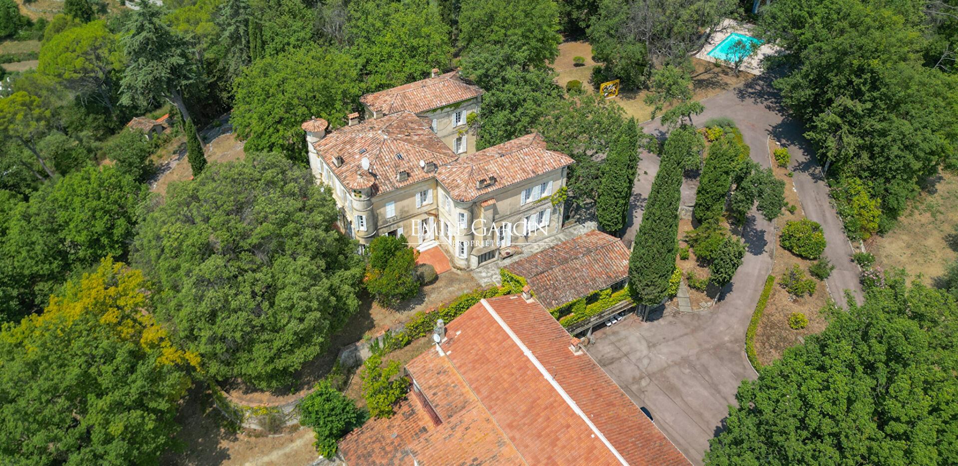 For sale - Callian - Magnificent château and outbuildings - Former home of Nadia Leger