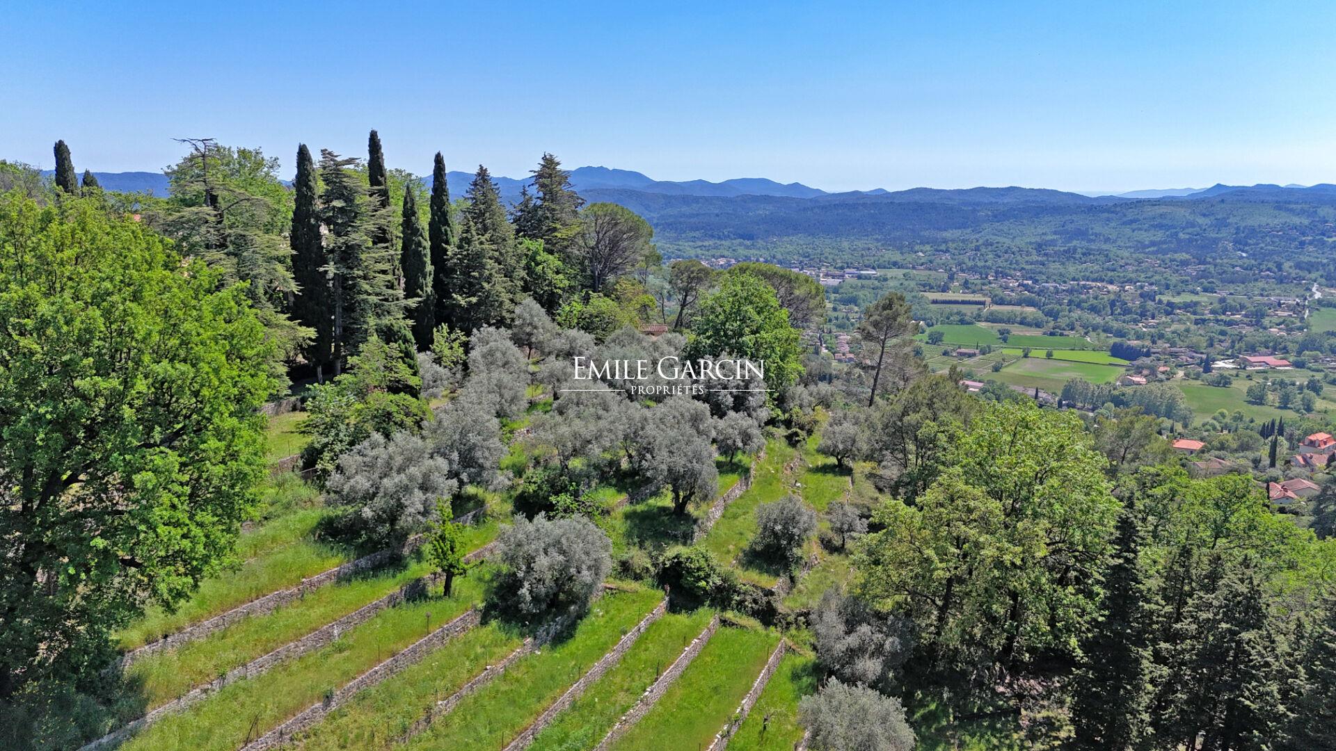 For sale - Callian - Magnificent château and outbuildings - Former home of Nadia Leger