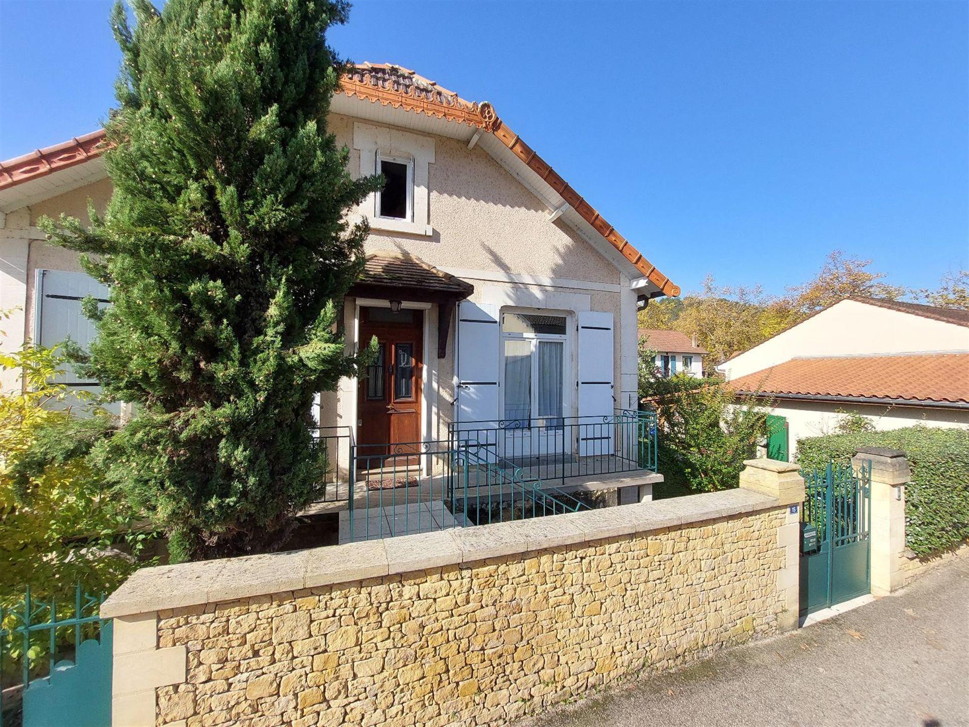 Village house with land and garage