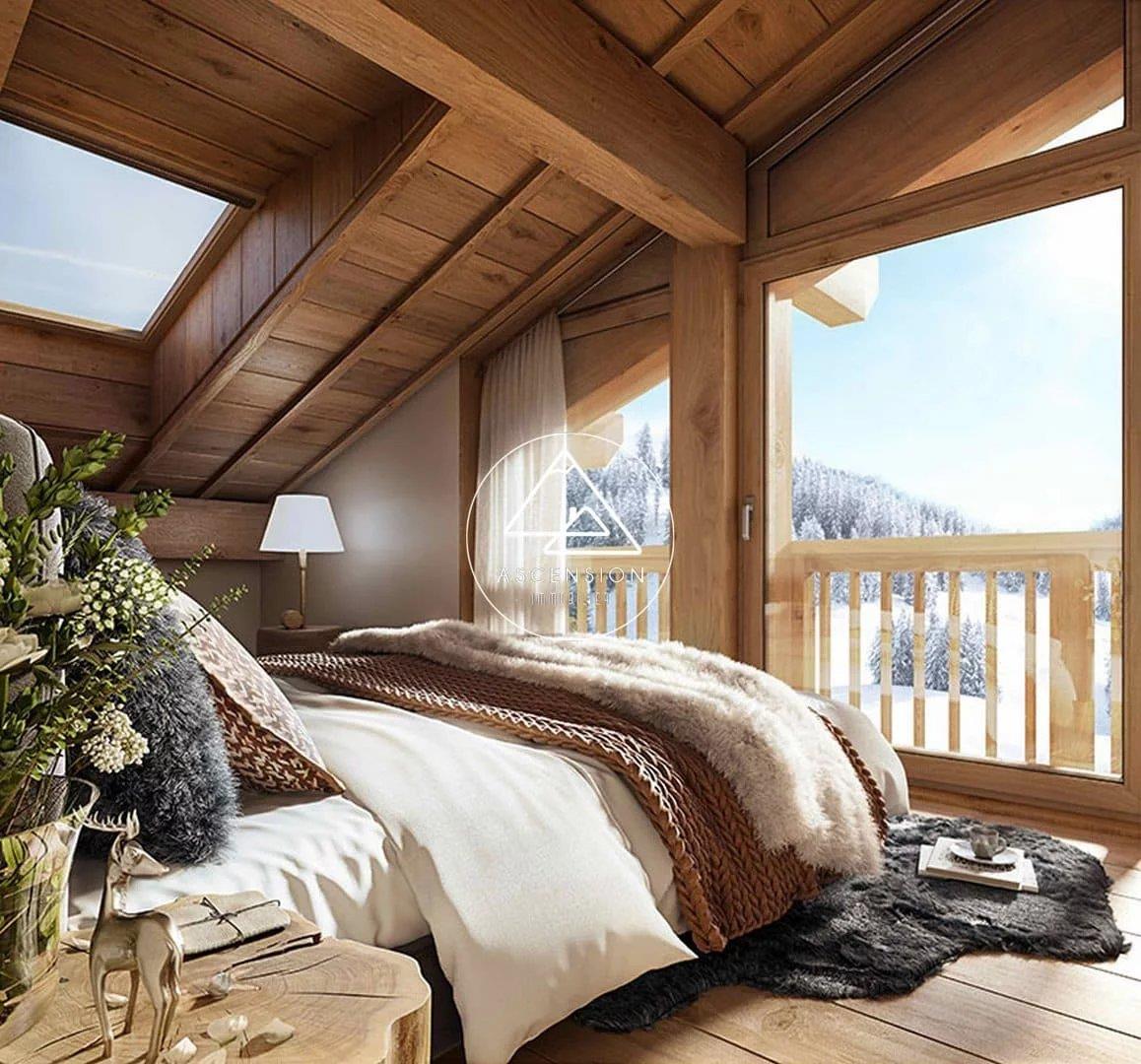 Appartement Penthouse neuf de 3 chambres et un coin nuit - Les Gets
