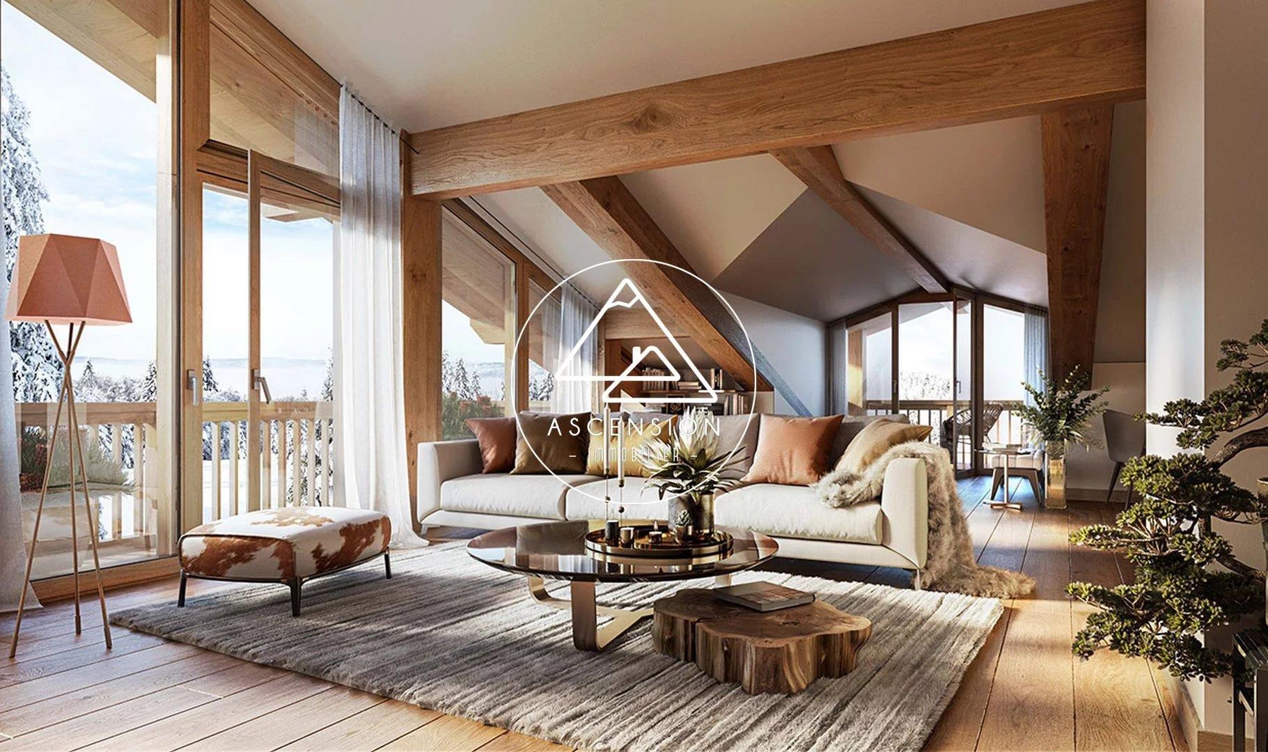 Appartement neuf de 2 chambres et un coin nuit - Les Gets