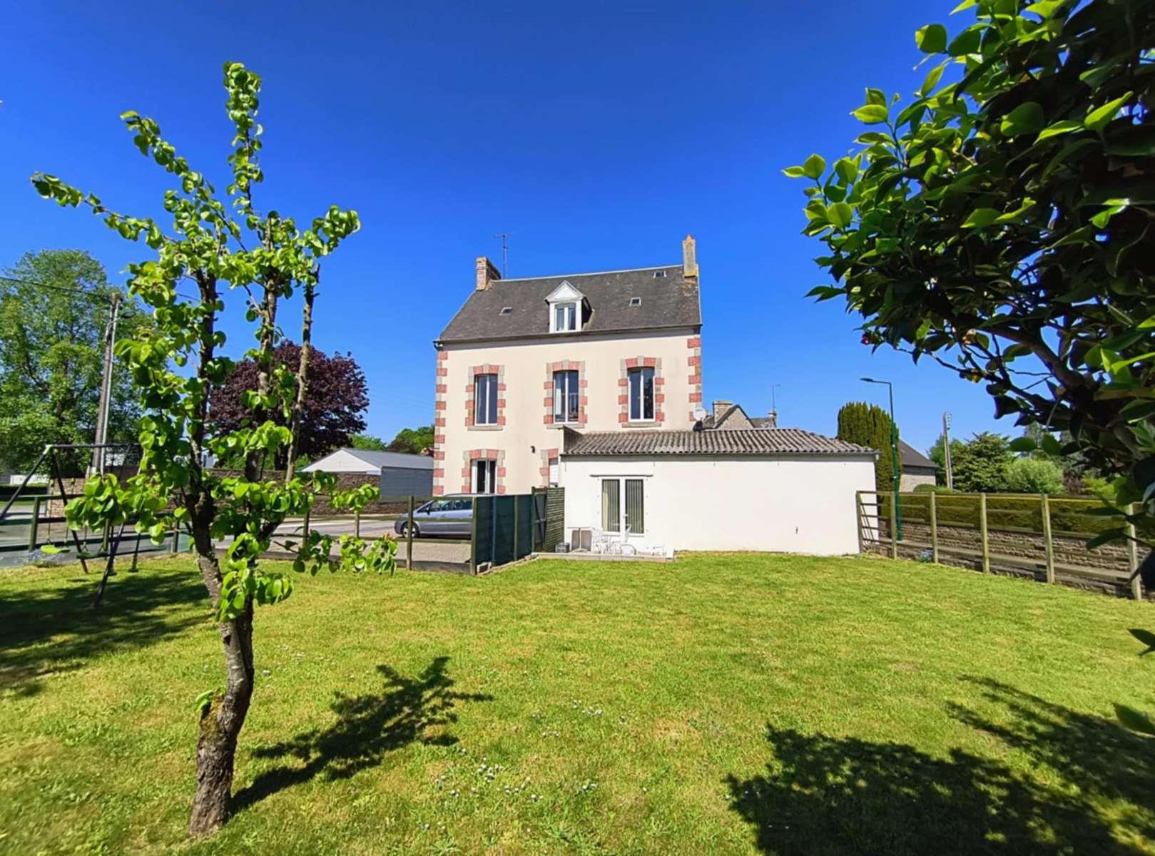 Large stone house with garden