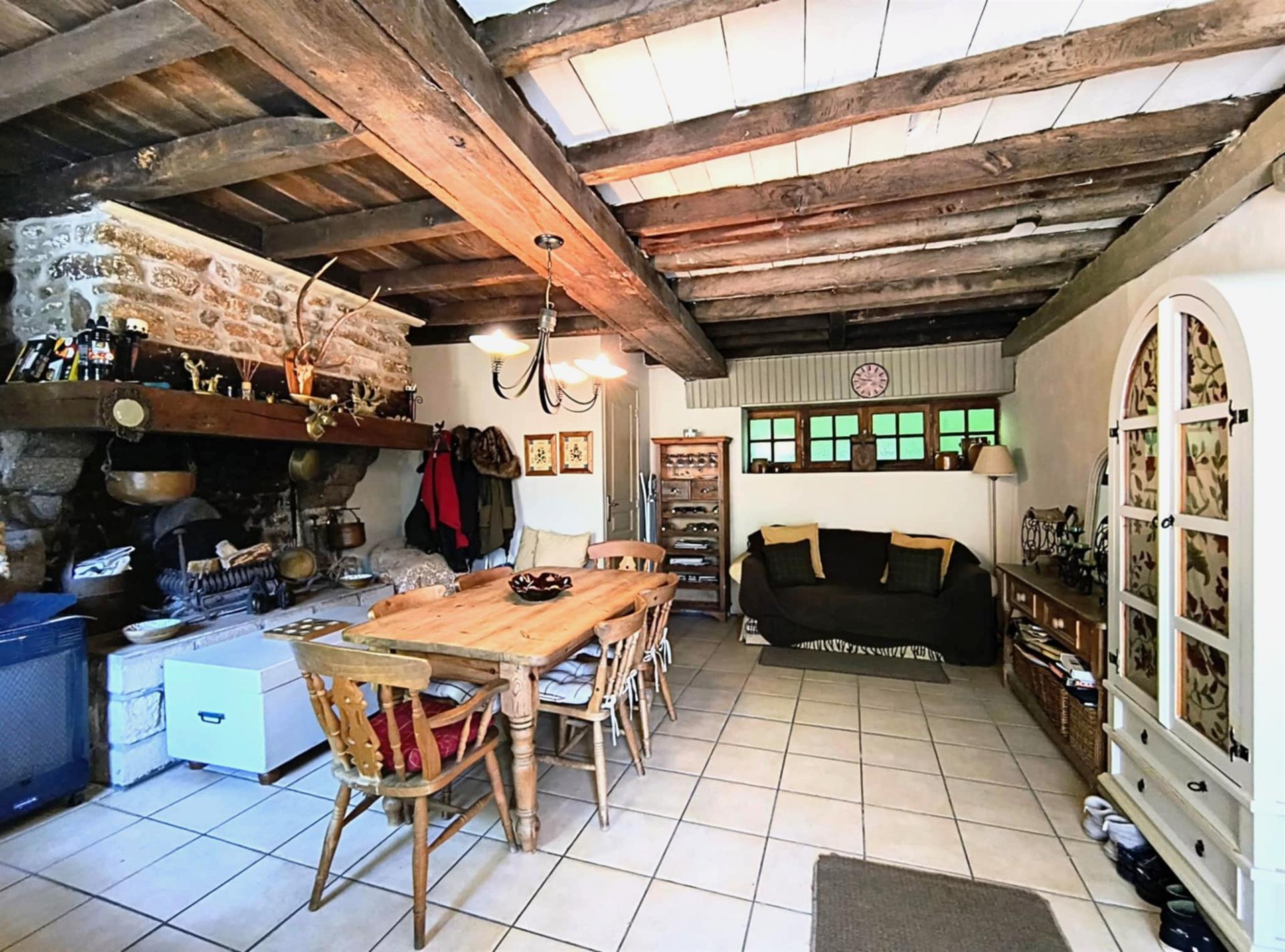 Detached character house with land and outbuildings in the countryside