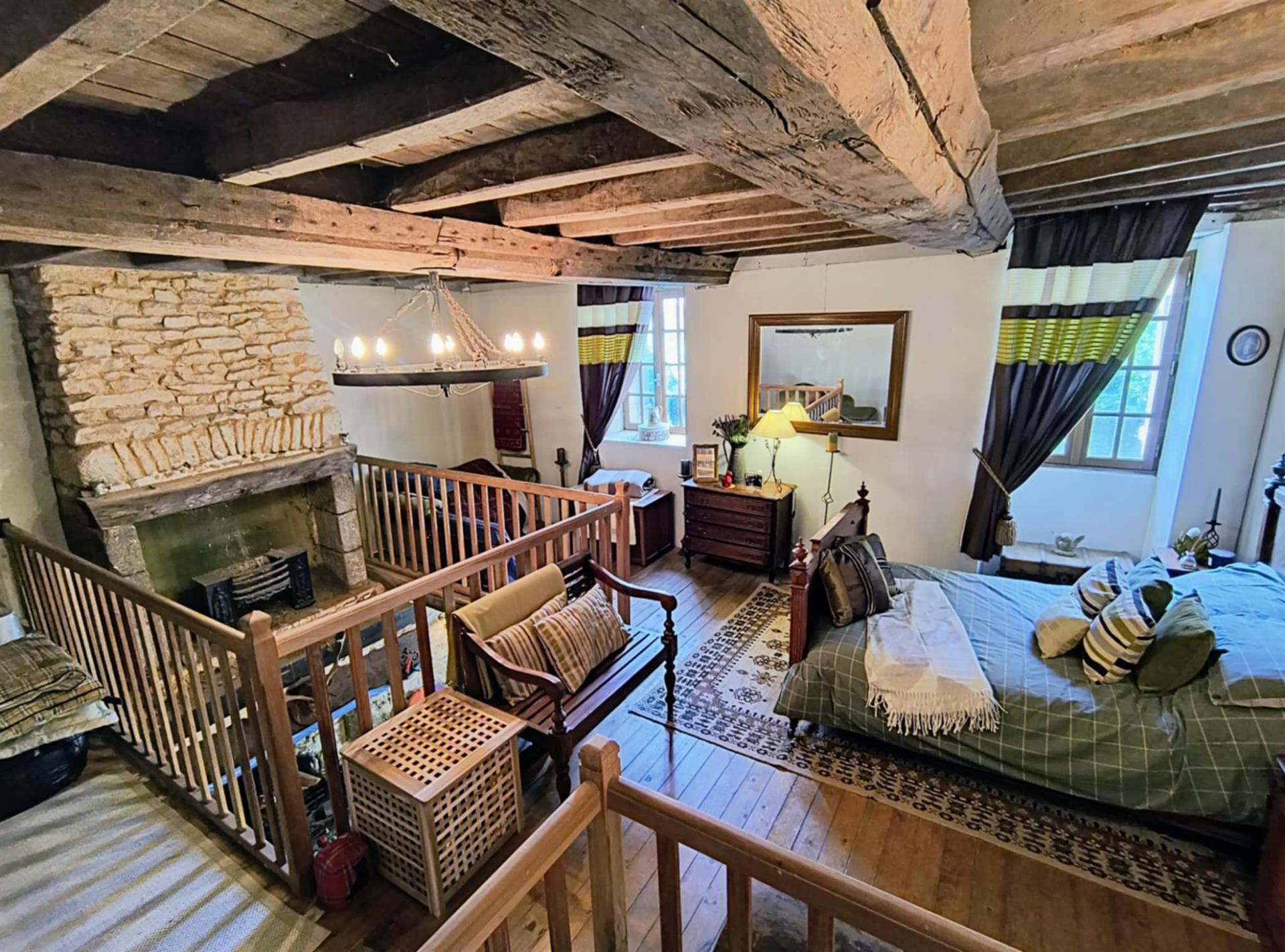 Detached character house with land and outbuildings in the countryside
