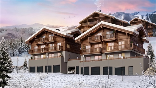 Chalet at the foot of the slopes and ski lifts