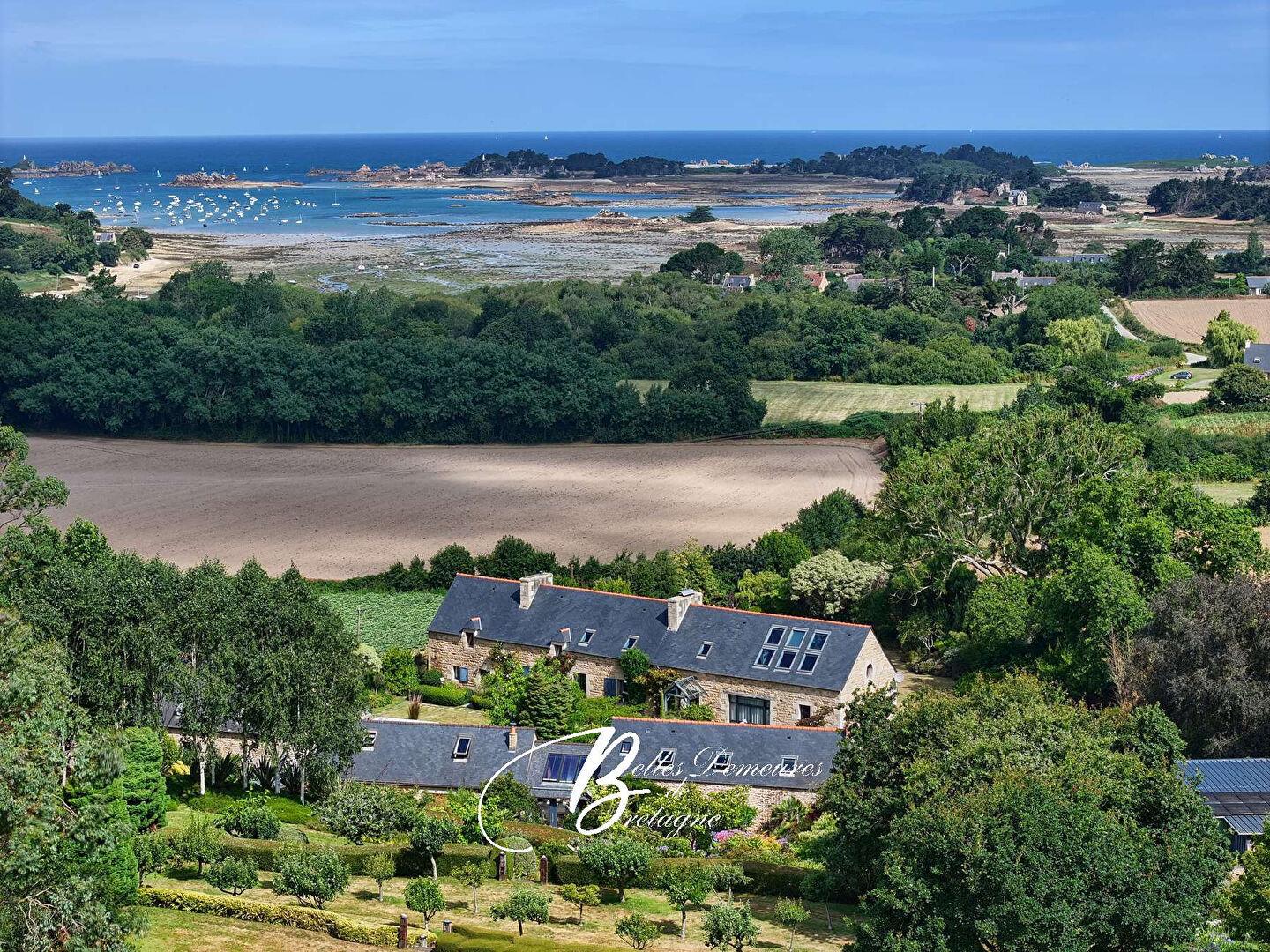 Prestigious residence, seaside with exceptional garden,Côte des Ajoncs