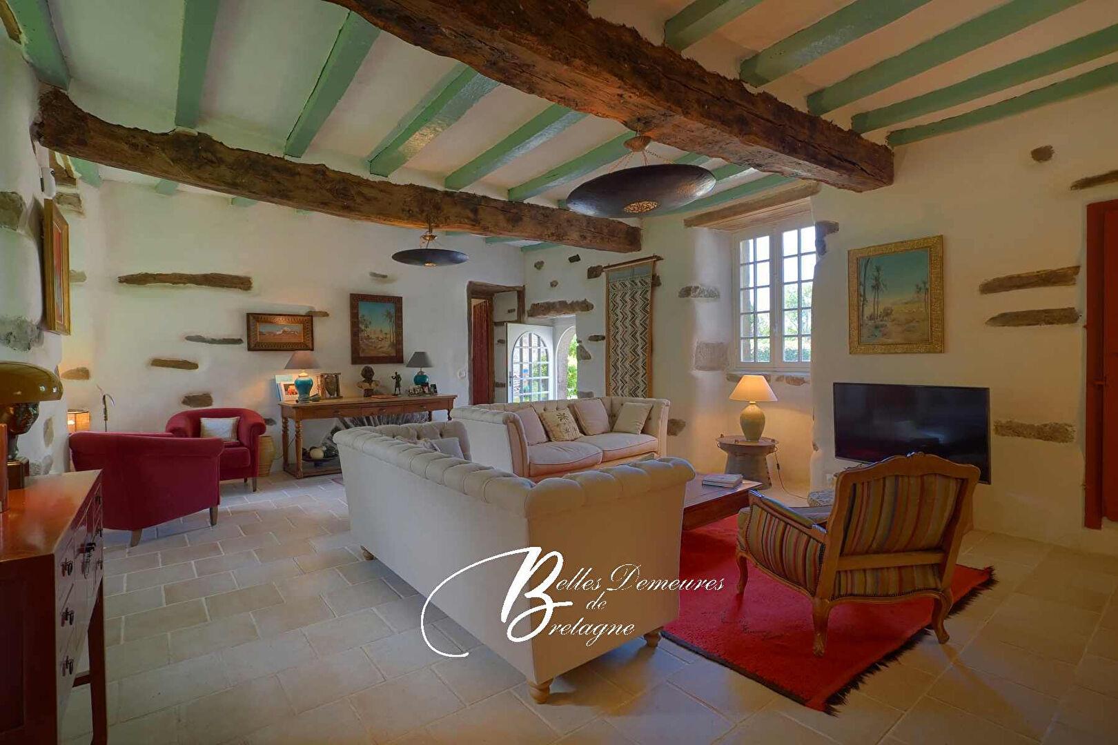 Elegant Manor and outbuildings at the gates of Tréguier Côtes d'Armor Brittany
