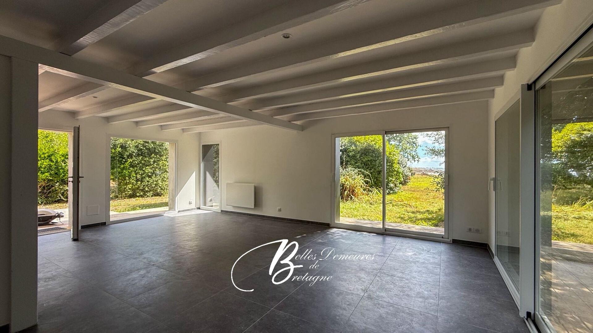 A vendre belle contemporaine avec accès direct à la plage Finistère