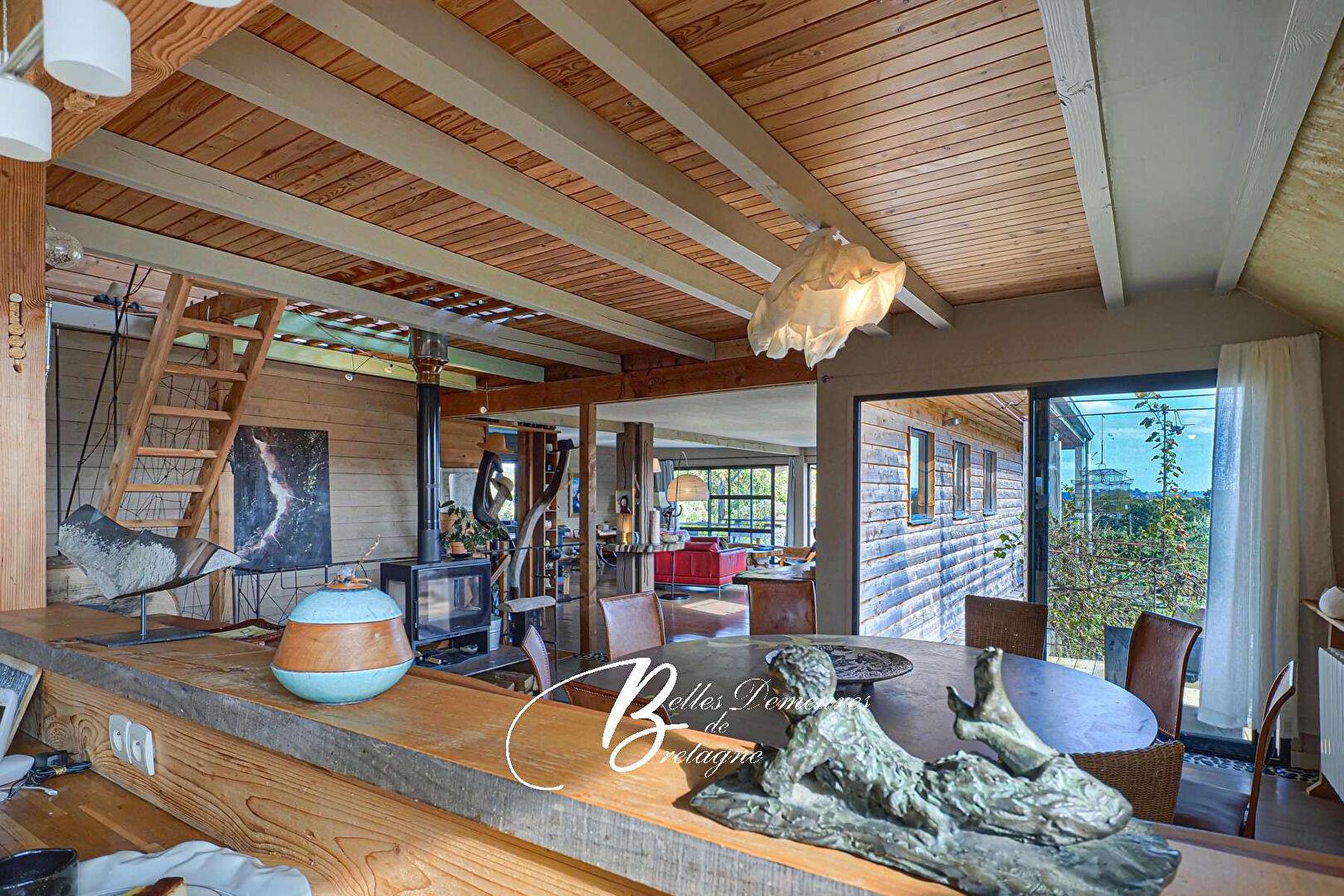 For sale contemporary ecological property close to the coast of the bay of Paimpol