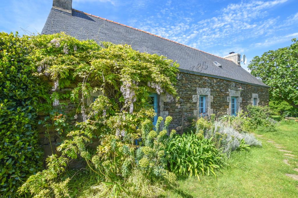 For sale estate of 5 houses with outbuildings on 18 ha Finistère