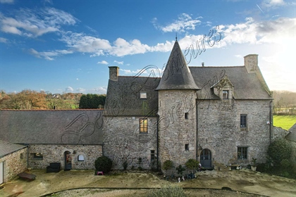 17Th manor renovated in 3 ha with pool and pond Cotes d'Armor