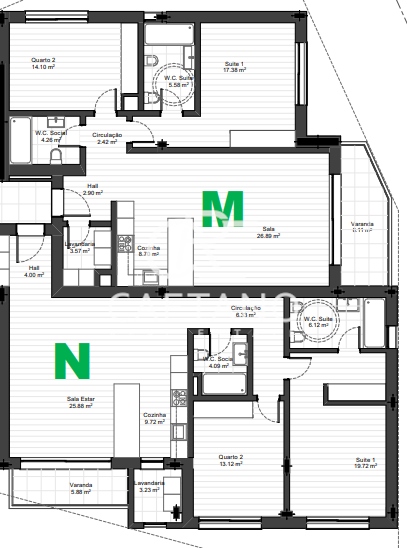 Fantastische 2-Zimmer-Wohnung in Câmara dos Lobos mit Meerblick