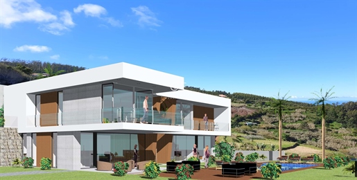 Villa in the initial phase of construction with swimming pool unobstructed views of Ponta do Sol