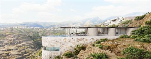 Villa mit Panoramablick auf das Meer von zeitgenössischem Design und Architektur, in Arco da Calheta