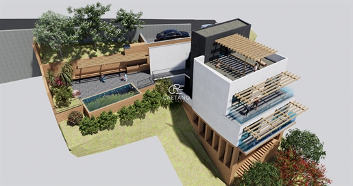 Projekt für eine Villa mit 3 Schlafzimmern und Swimmingpool in Ribeira Brava