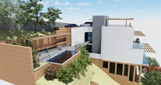 Projet de villa de 3 chambres avec piscine à Ribeira Brava