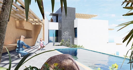 Projet de villa de 3 chambres avec piscine à Ribeira Brava