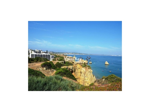 Plot with sea view and approved project for a house next to Praia D. Ana in Lagos/Algarve/Portugal