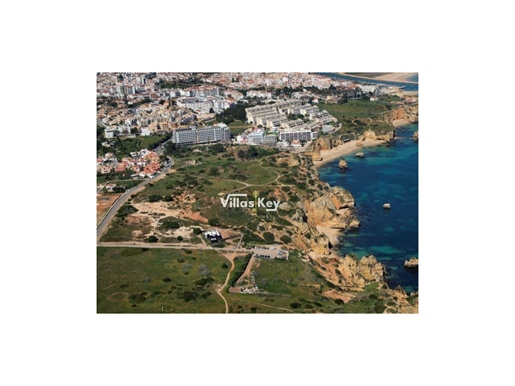 Plot with sea view and approved project for a house next to Praia D. Ana in Lagos/Algarve/Portugal