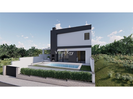 3-Schlafzimmer-Villa mit Land- und Meerblick in Mexilhoeira/Algarve/Portugal.