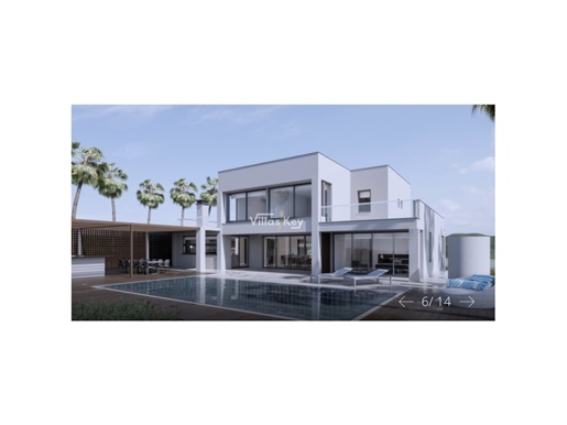 Villa mit 10 m2 Grundstück, 4 Schlafzimmern und Swimmingpool in Lagos/Algarve/Portugal