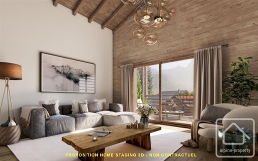 1 bedroom apartment with additional bunk room in chalet-style building