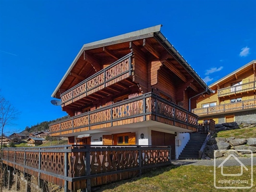 A modern four bedroom chalet within walking distance of the centre of Chatel.