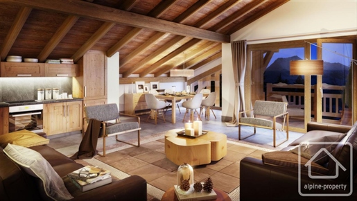 Rare: Spacious 4 bedroom apartment with views of the Aravis mountains plus parking, cave and ski loc