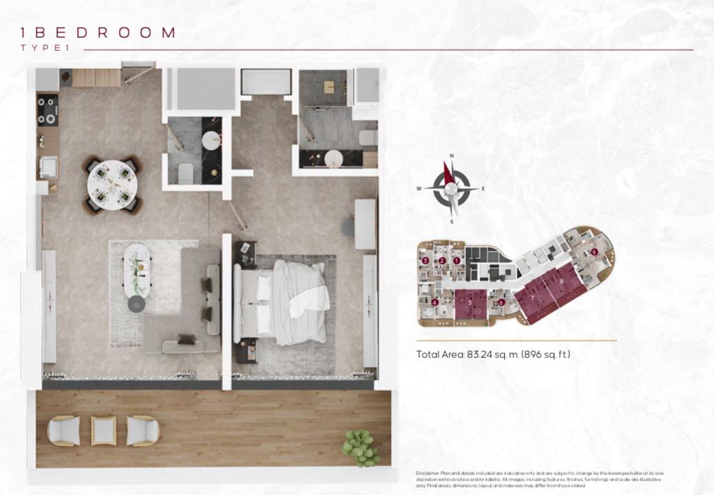 Residential Fully furnished, Vastu apt, hotel-like amenities