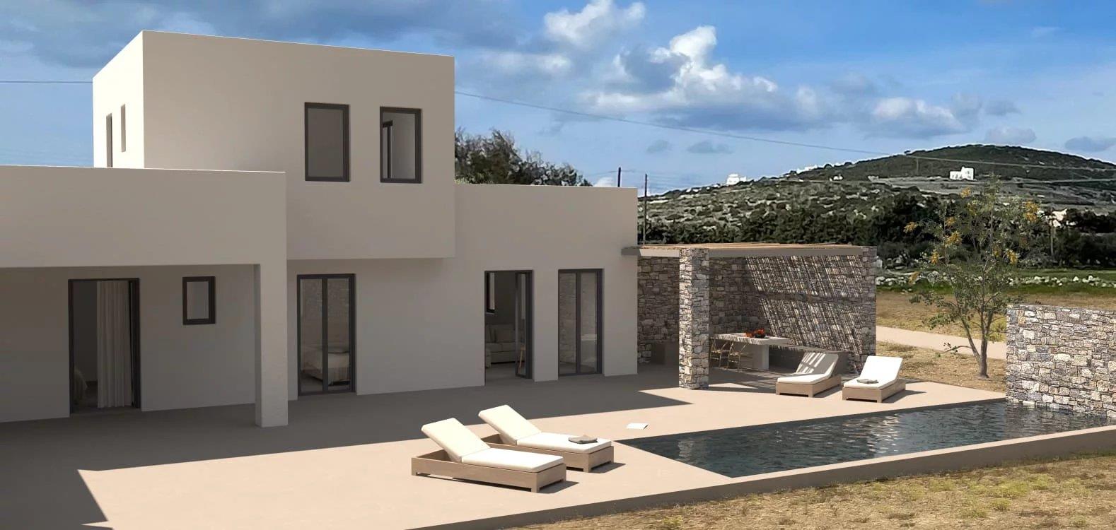 For Sale – 2 New Villas With Private Pools – Paros Island