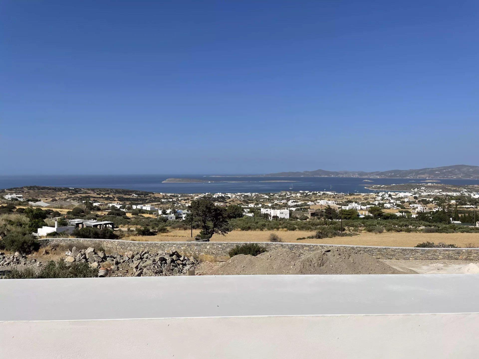 Elegant Stone Estate with Sea View – Agkairia, Paros