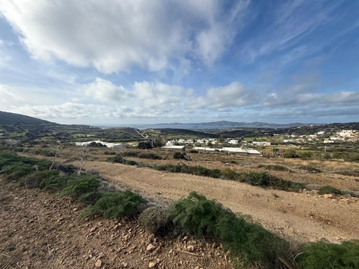 Development Plot for Sale in Kamari, Paros – Panoramic Views & Approved 3-Residence Project