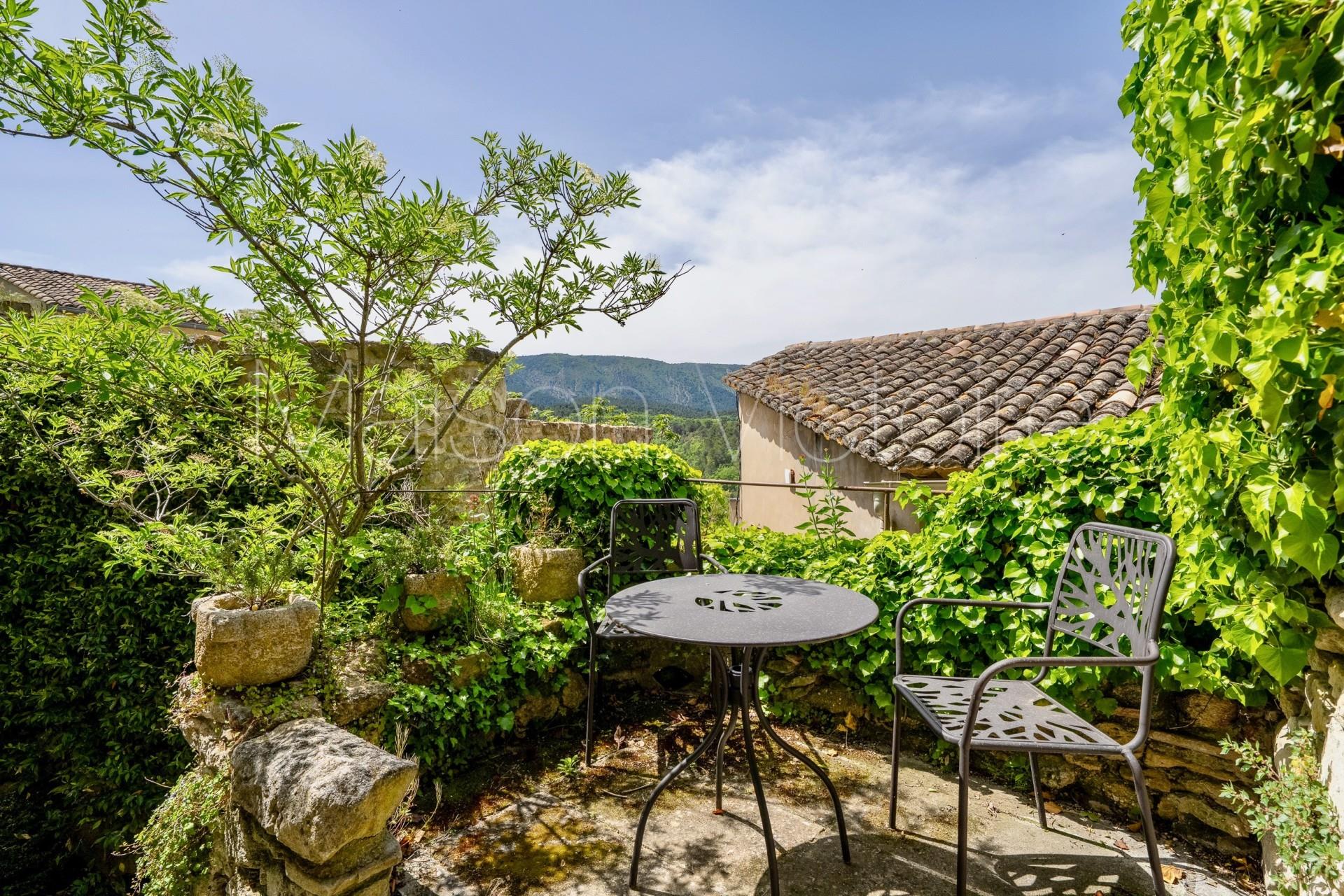 Alluring village house with pool and spectacular views.