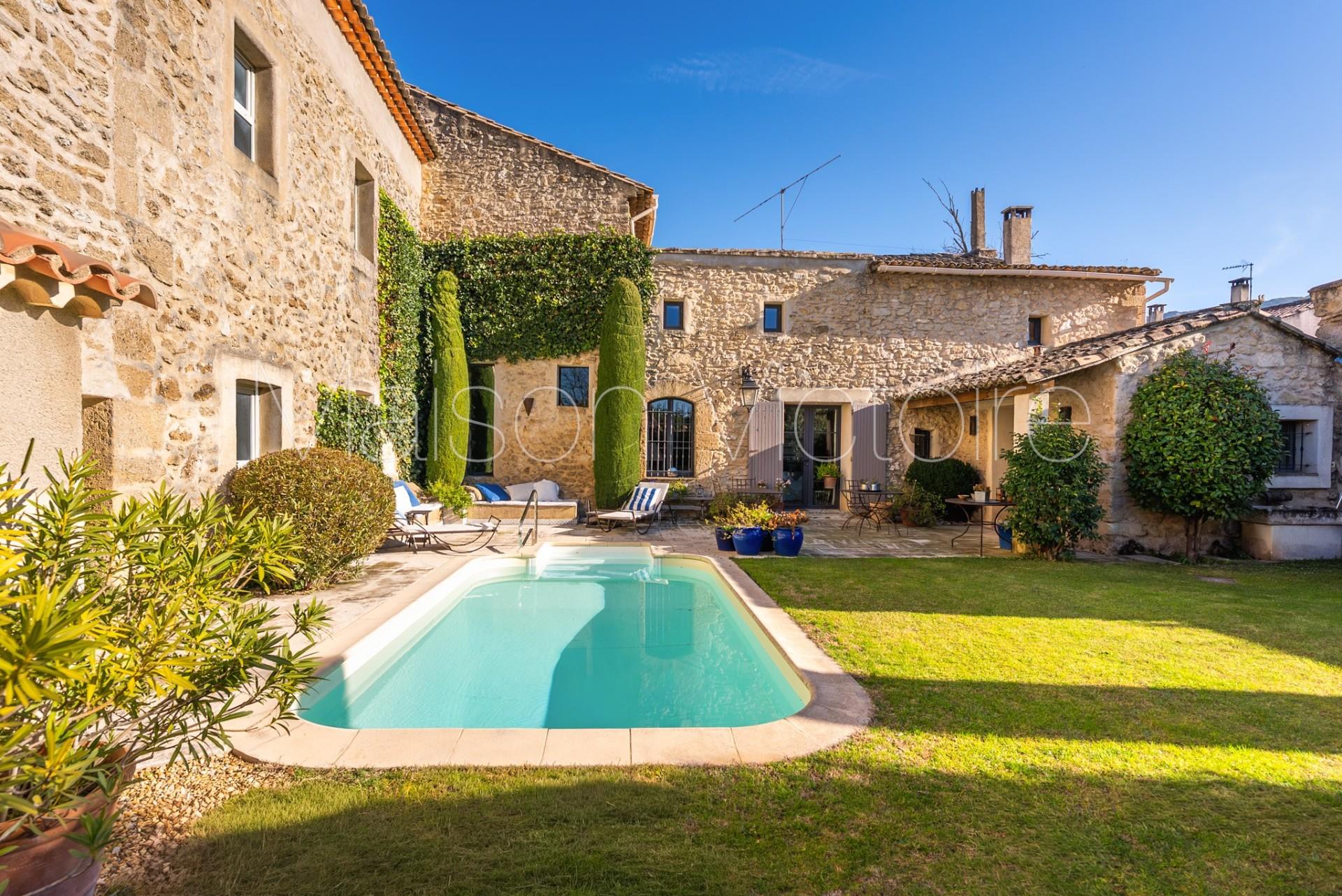 Authentic 18th century village house with walled garden and pool
