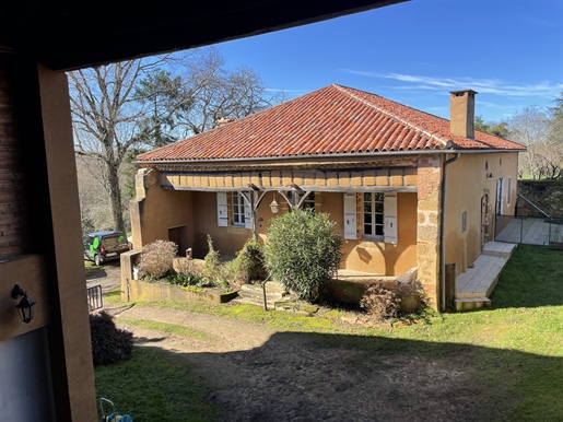 Near Cazaubon—Farm With Three Housing Housing, Swimming Pool And Outbuilding on 4331m2 of Land