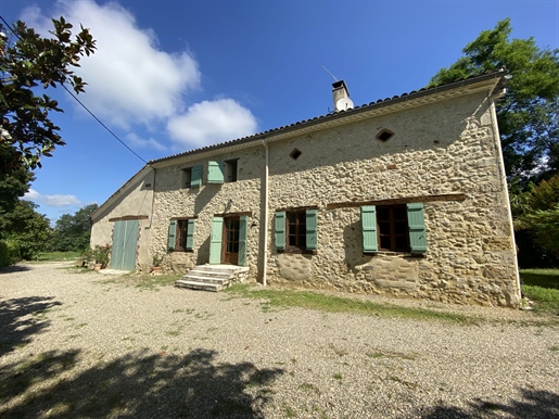 Gasconne Stone House With Outbuilding And Swimming Pool On 1ha15a