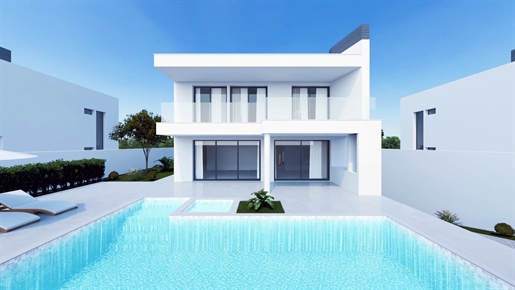 Villa individuelle contemporaine de 4 chambres avec piscine dans le développement "Sorrisa o Sol "