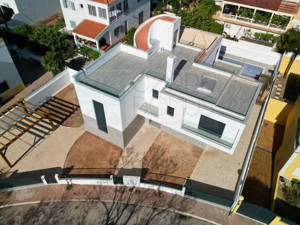 New Luxury Villa with Pool and Panoramic Terrace in Tavira, Algarve, Portugal.