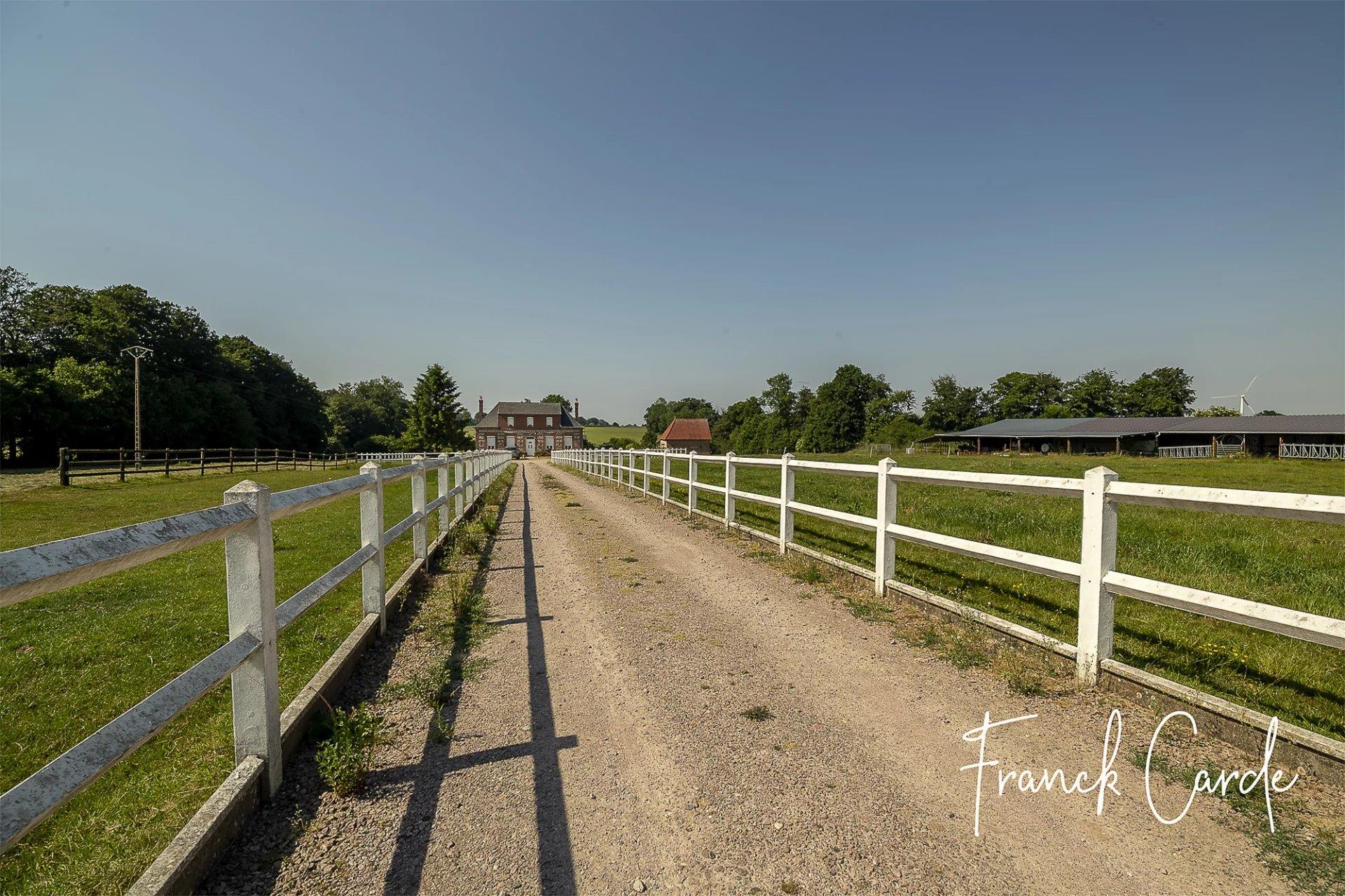 Equestrian property near Luneray